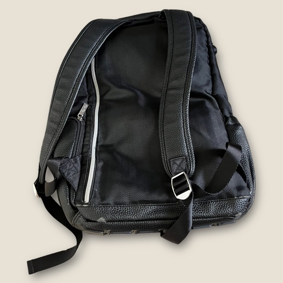 Itzy‎ Ritzy Leather Large Diaper Backpack Bag Travel Black 15" Inch PLEASE READ! - Picture 11 of 12